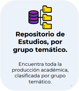 Repositorio de Estudios, por grupo temático.